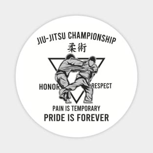 JIU JITSU CHAMPIONSHIP POSTER Magnet